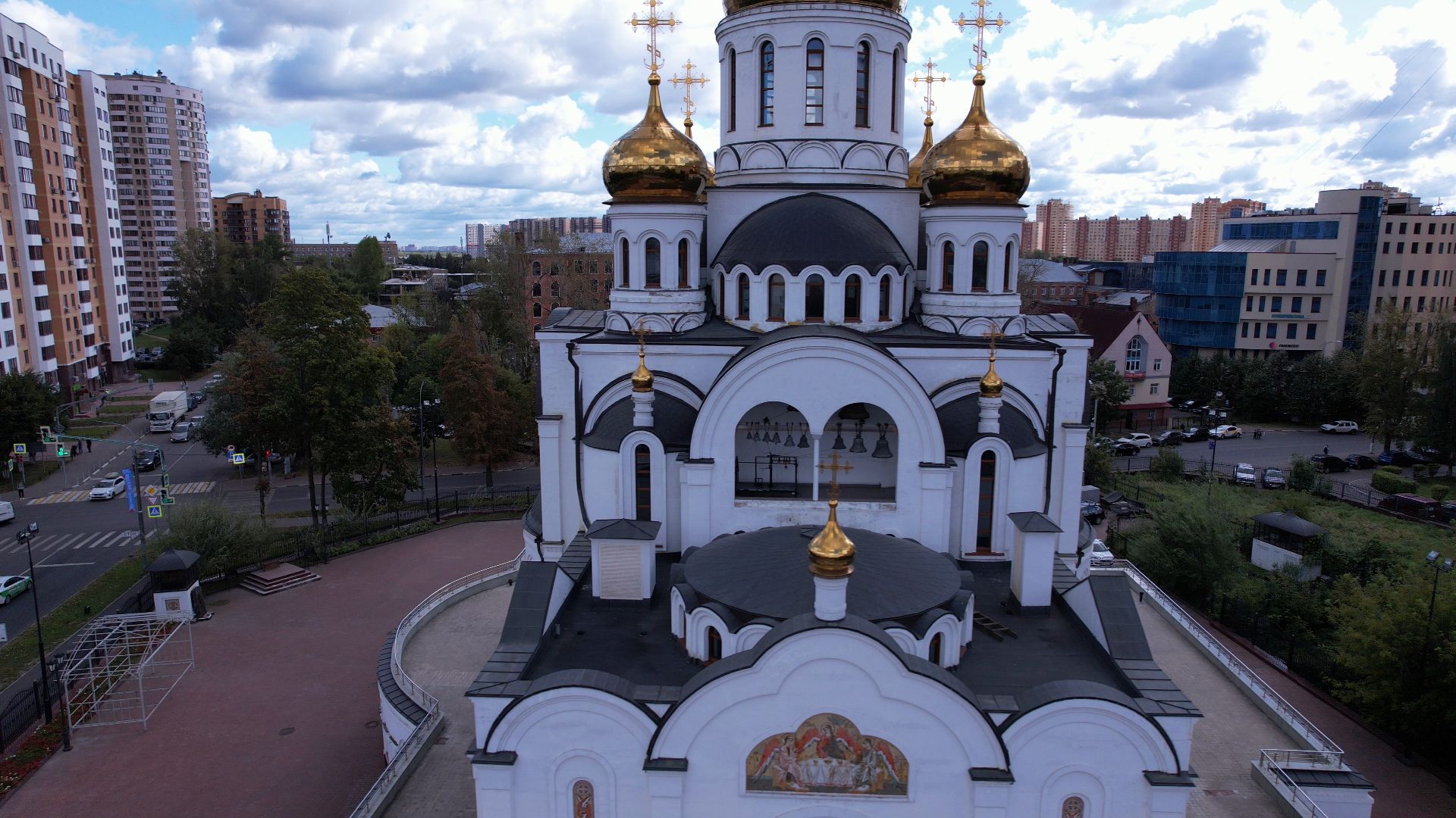 реутов, храм, культура,видео с коптера,