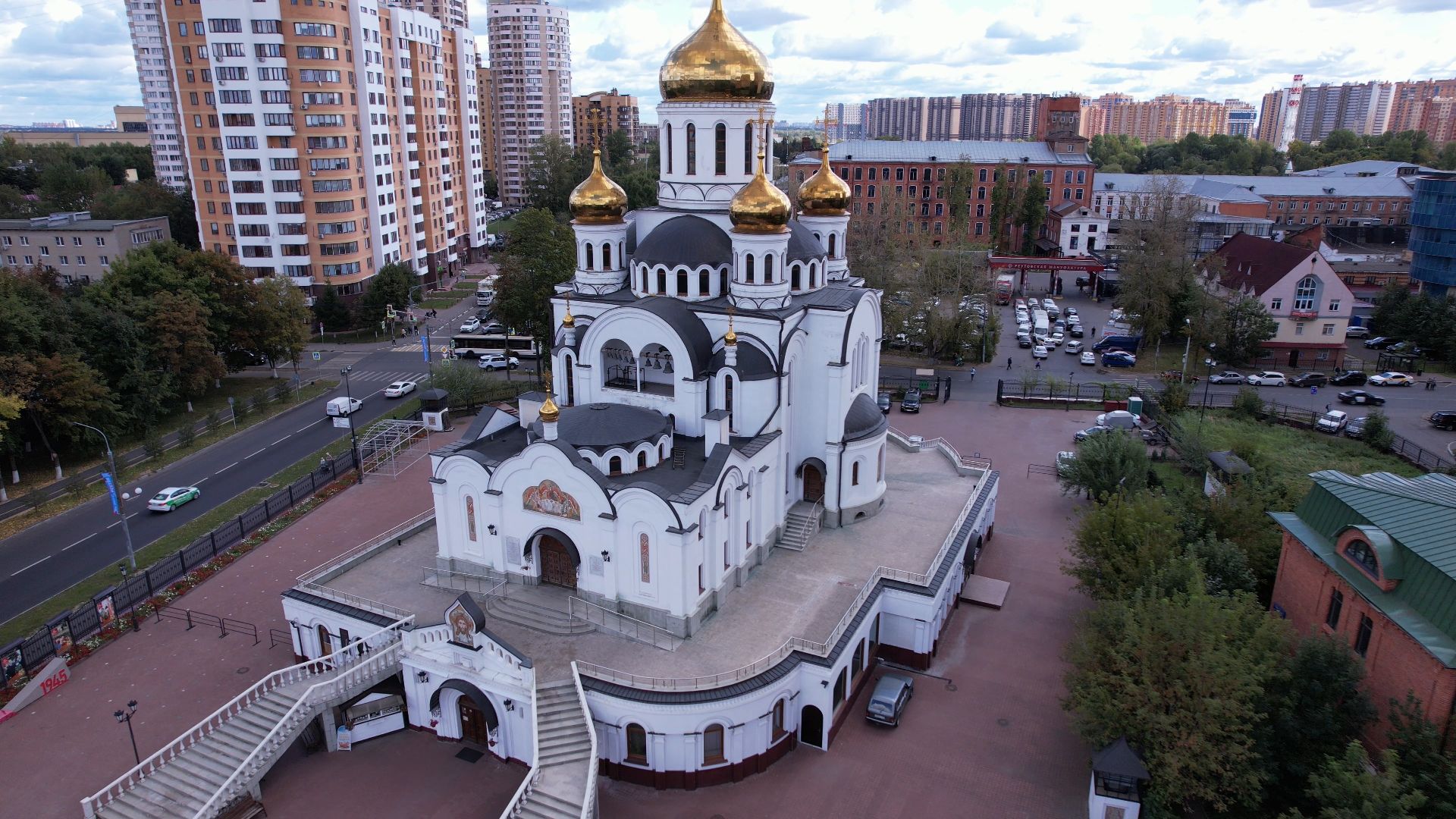 реутов, храм, культура,видео с коптера,