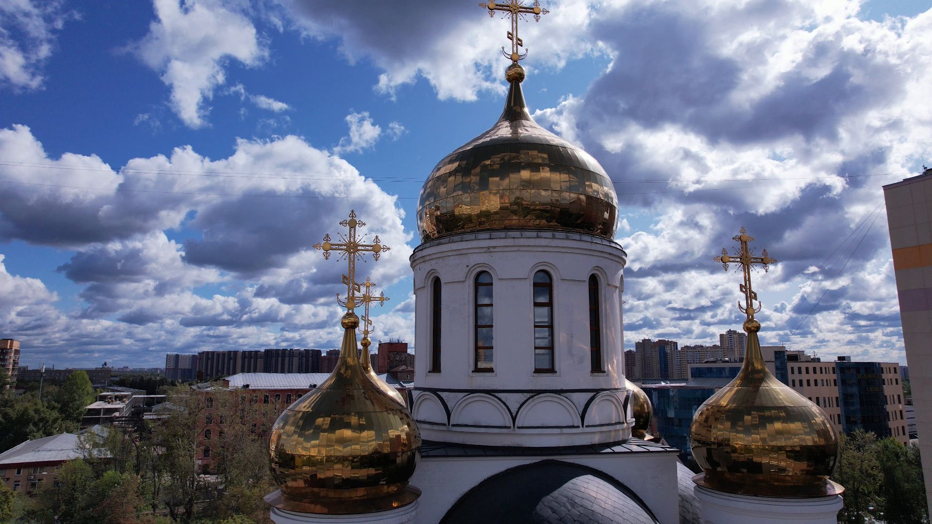 реутов, храм, культура,видео с коптера,