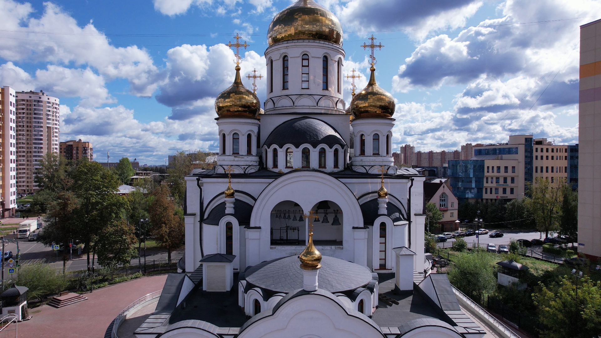 реутов, храм, культура,видео с коптера,