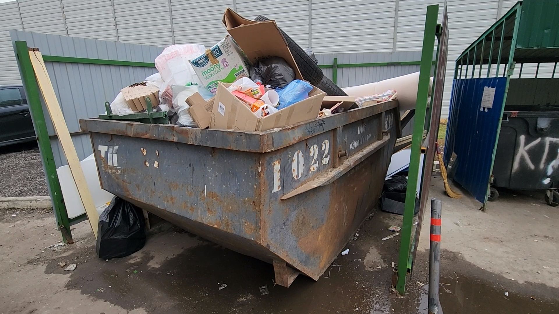 Одинцово, Немчиновка, мусор, отходы, бункер, крупногабаритные отходы,