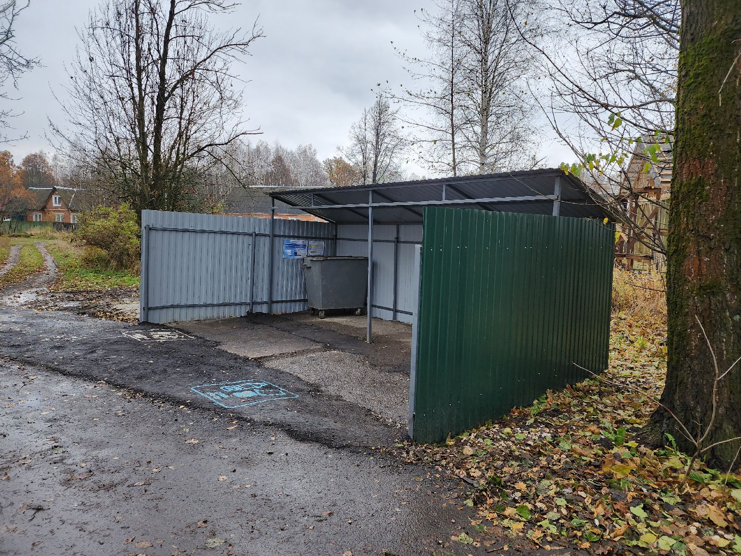 Серпухов, Подмосковье, Шарапова Охота, Мусорные контейнеры,