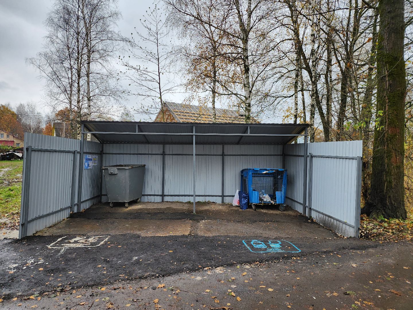 Серпухов, Подмосковье, Шарапова Охота, Мусорные контейнеры,