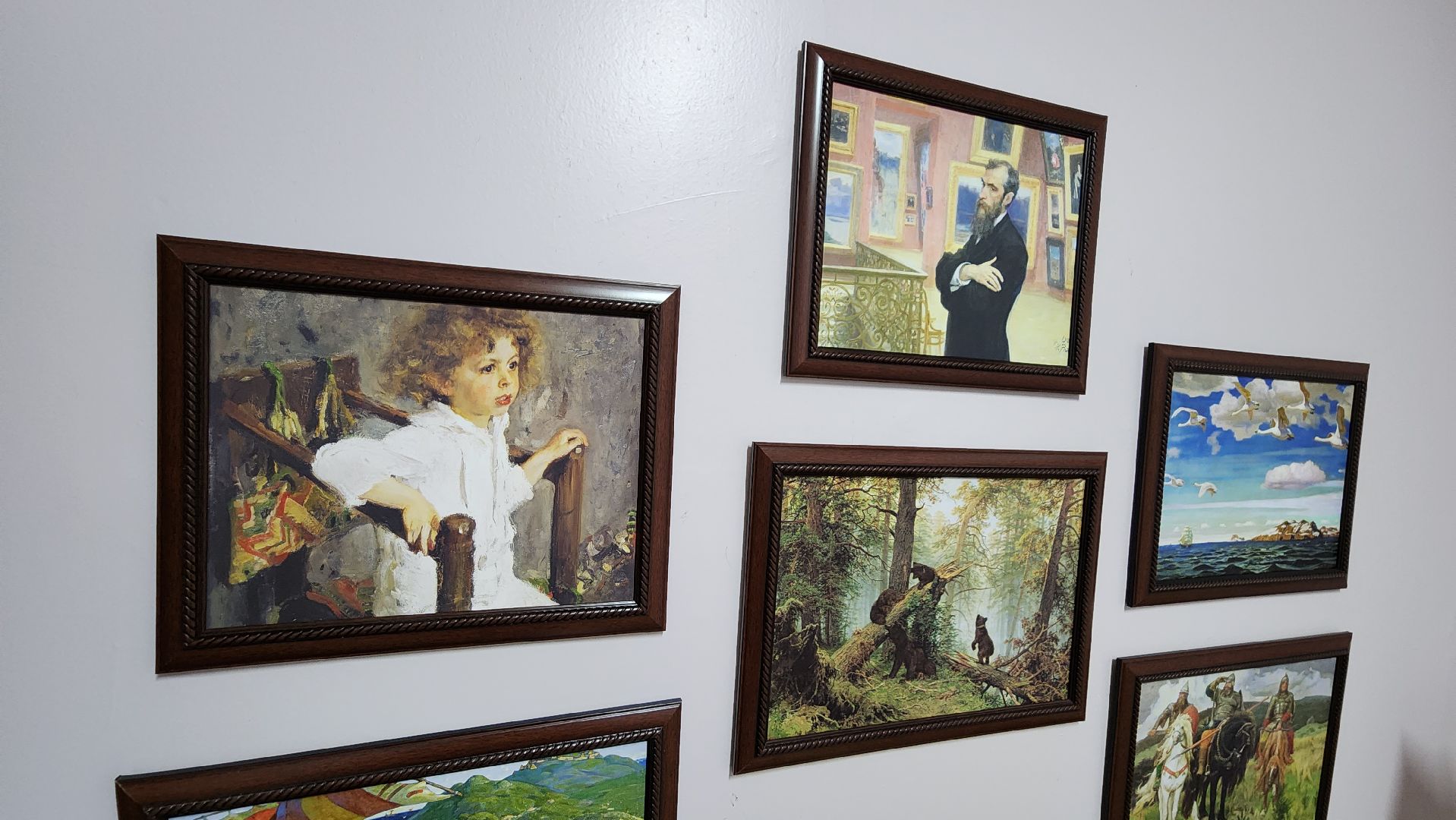 открытие, картиннная галерея в детском саду, библиотека, инновационная площадка, протвино,