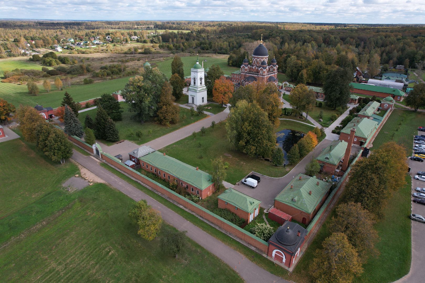 можайск, монастырь, культура,видео с коптера,