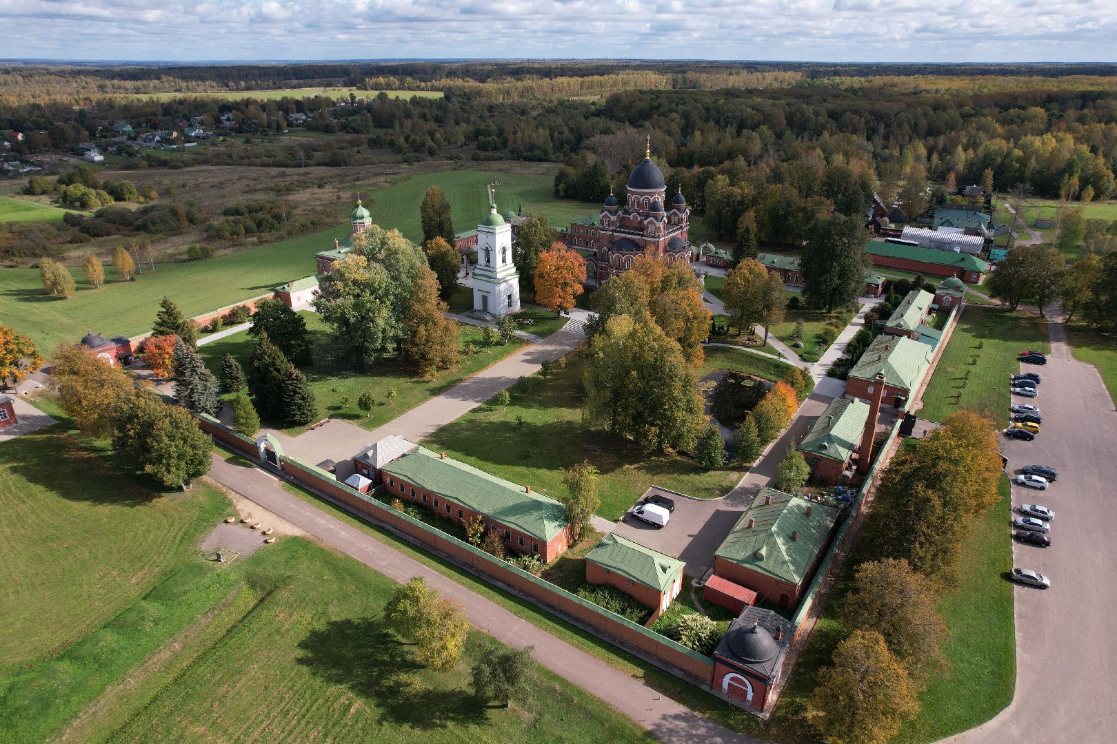 можайск, монастырь, культура,видео с коптера,