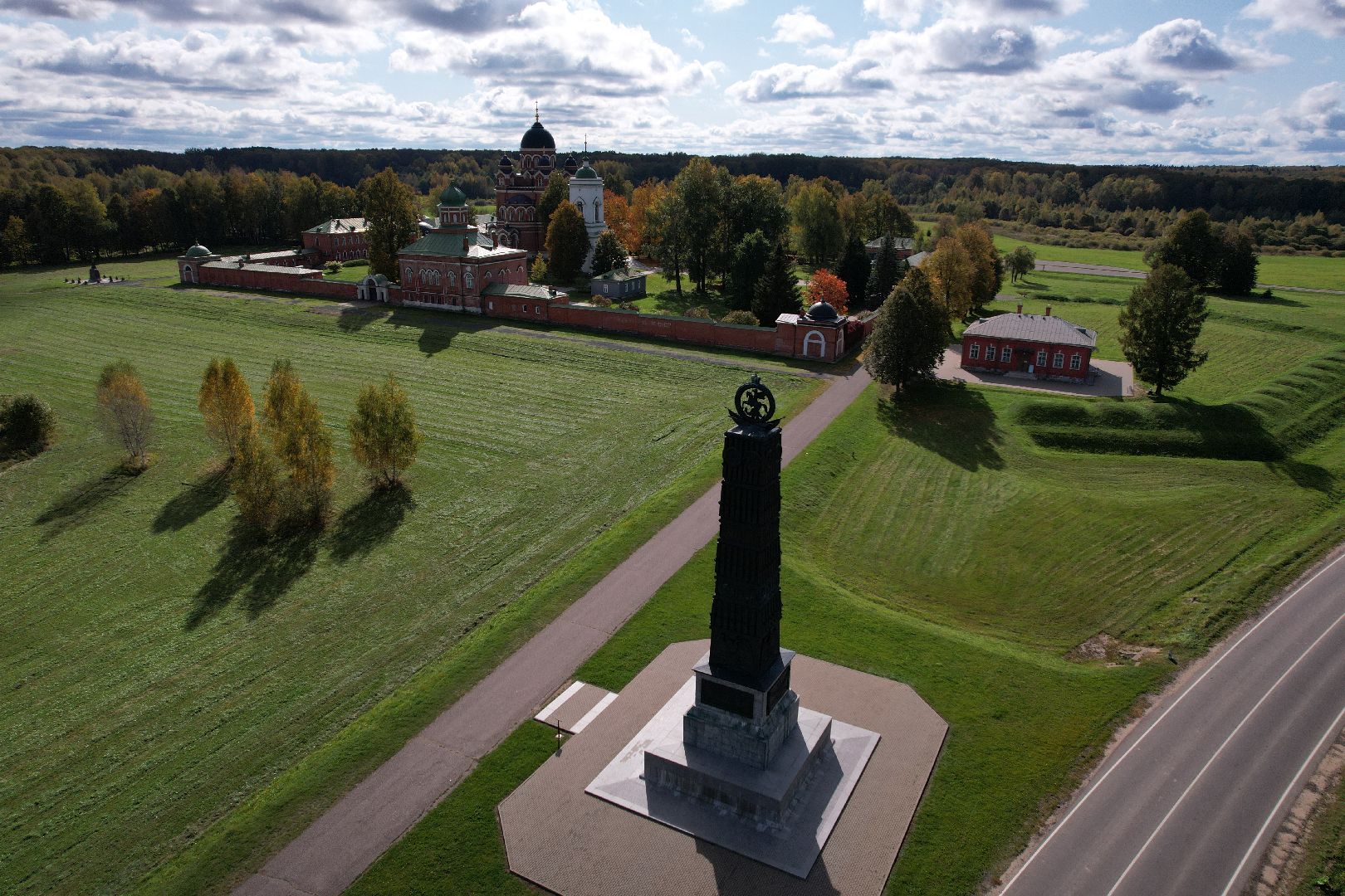можайск, монастырь, культура,видео с коптера,