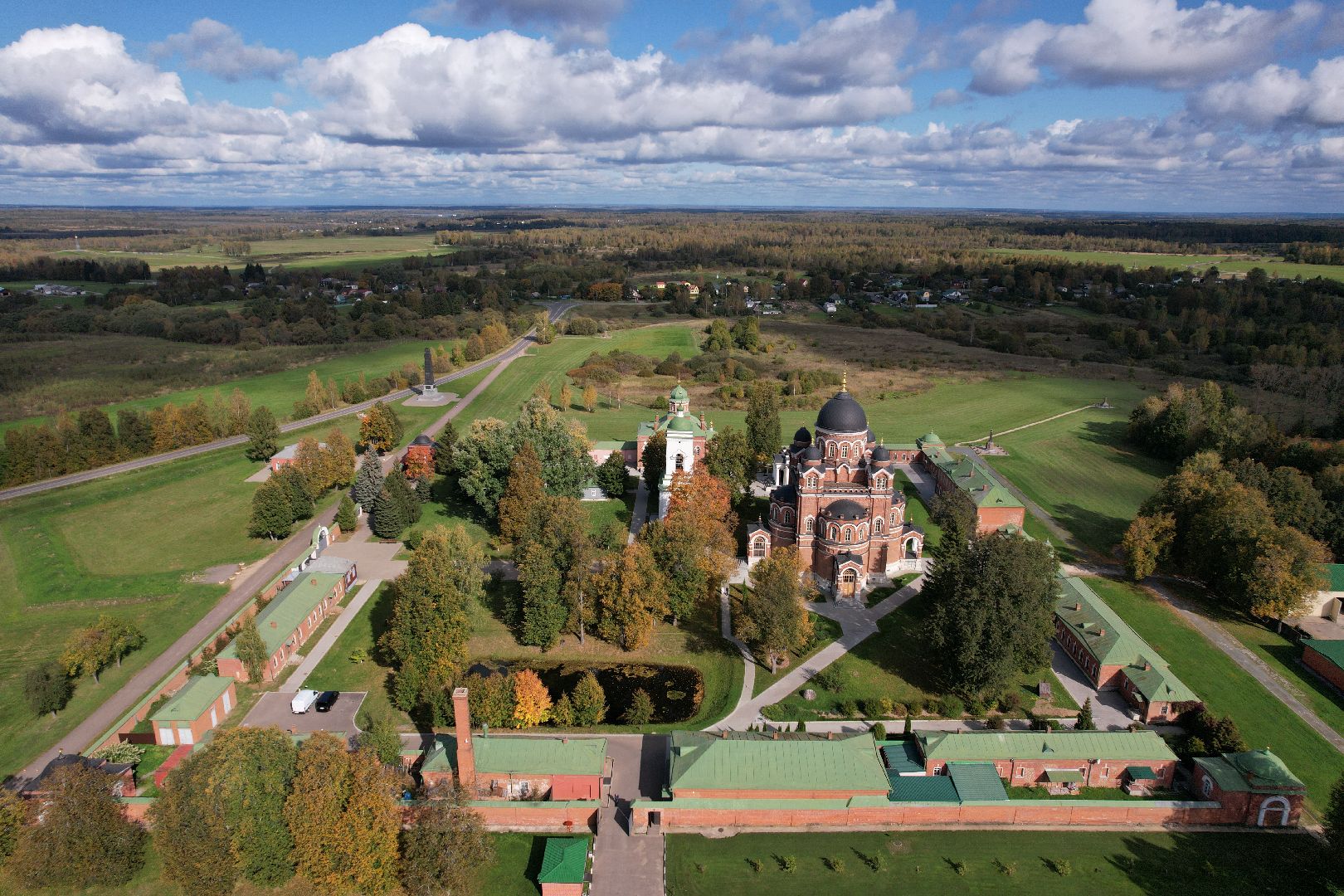 можайск, монастырь, культура,видео с коптера,