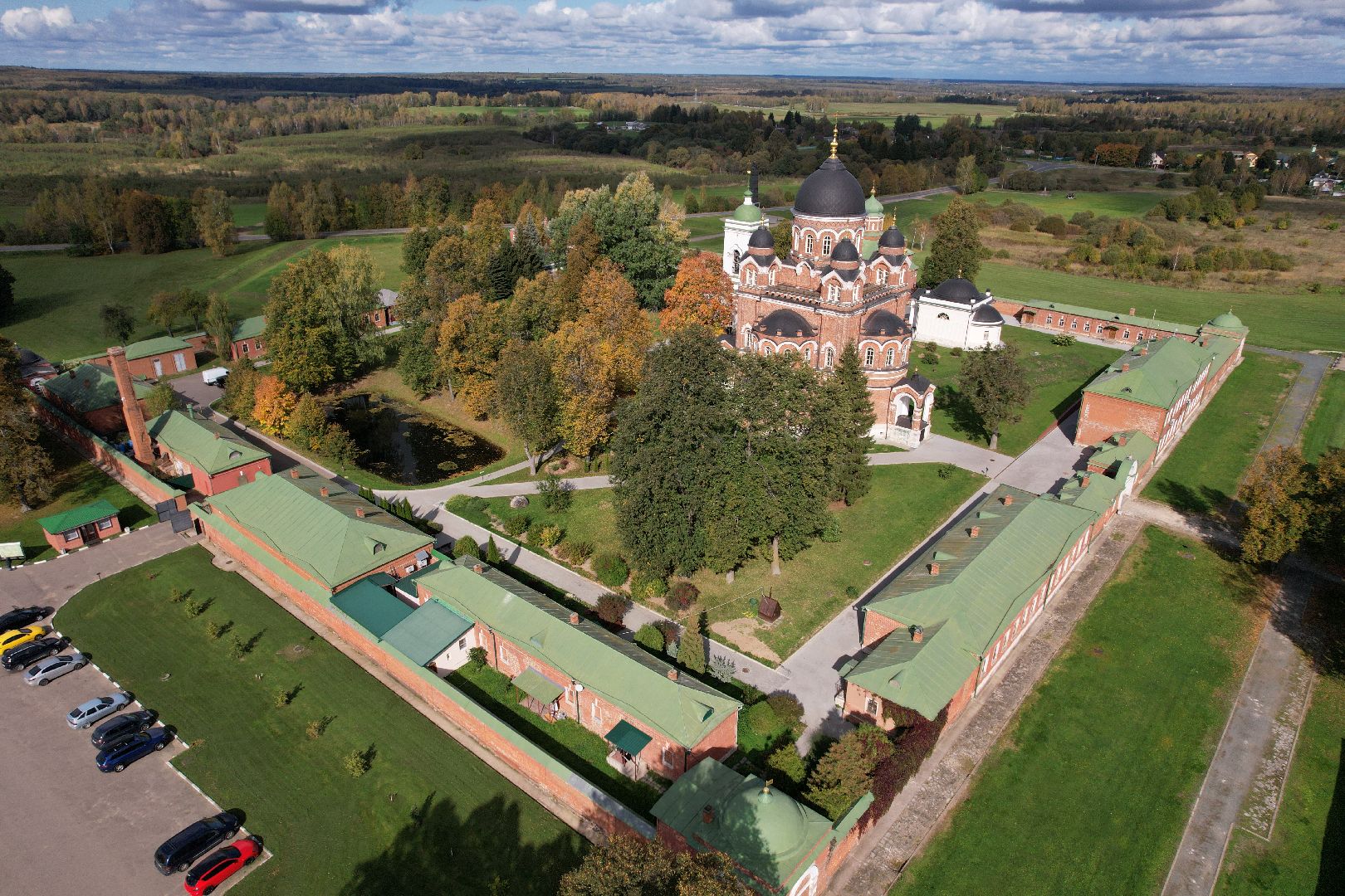 можайск, монастырь, культура,видео с коптера,