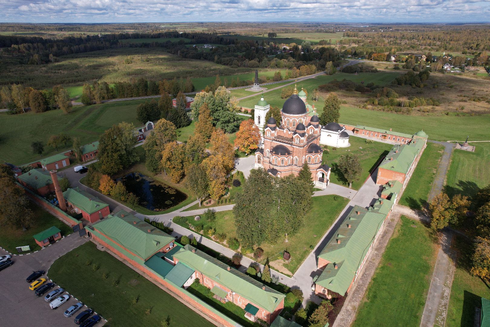 можайск, монастырь, культура,видео с коптера,