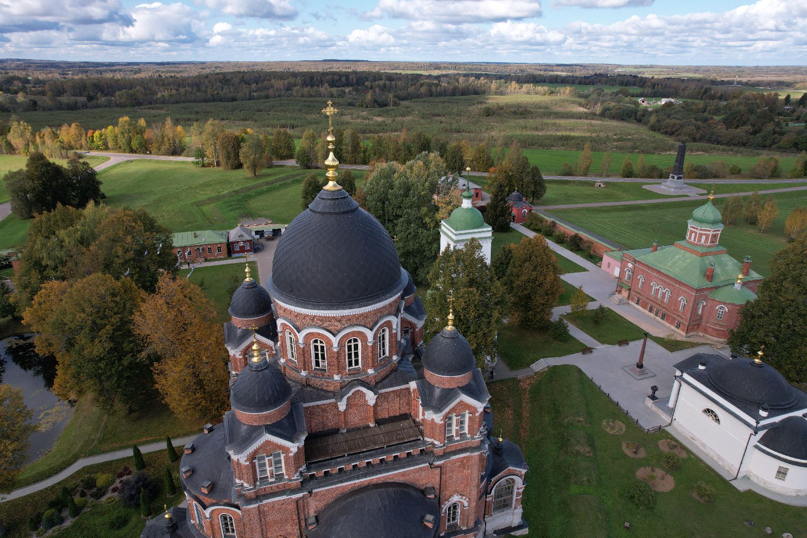 можайск, монастырь, культура,видео с коптера,