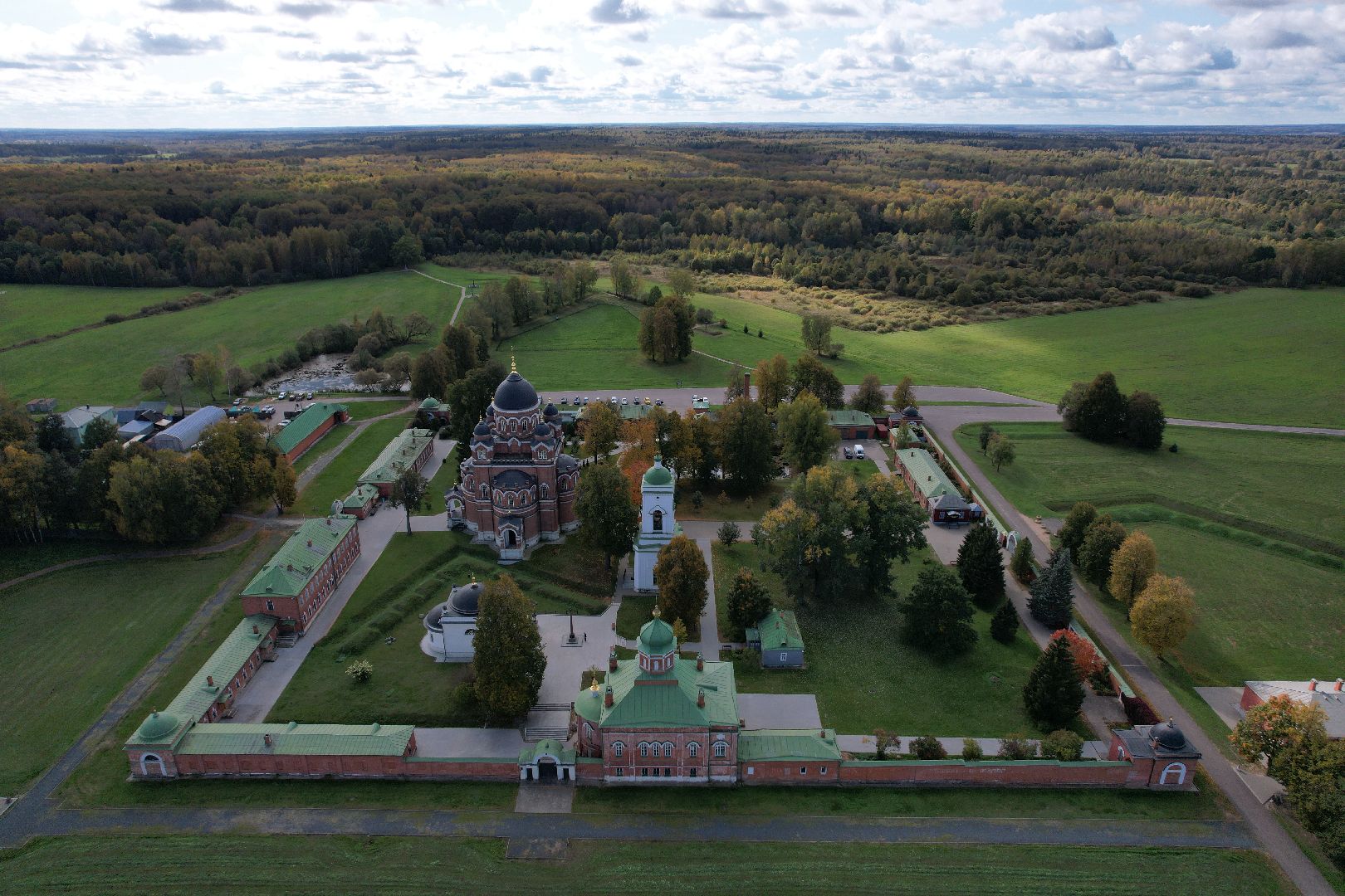 можайск, монастырь, культура,видео с коптера,