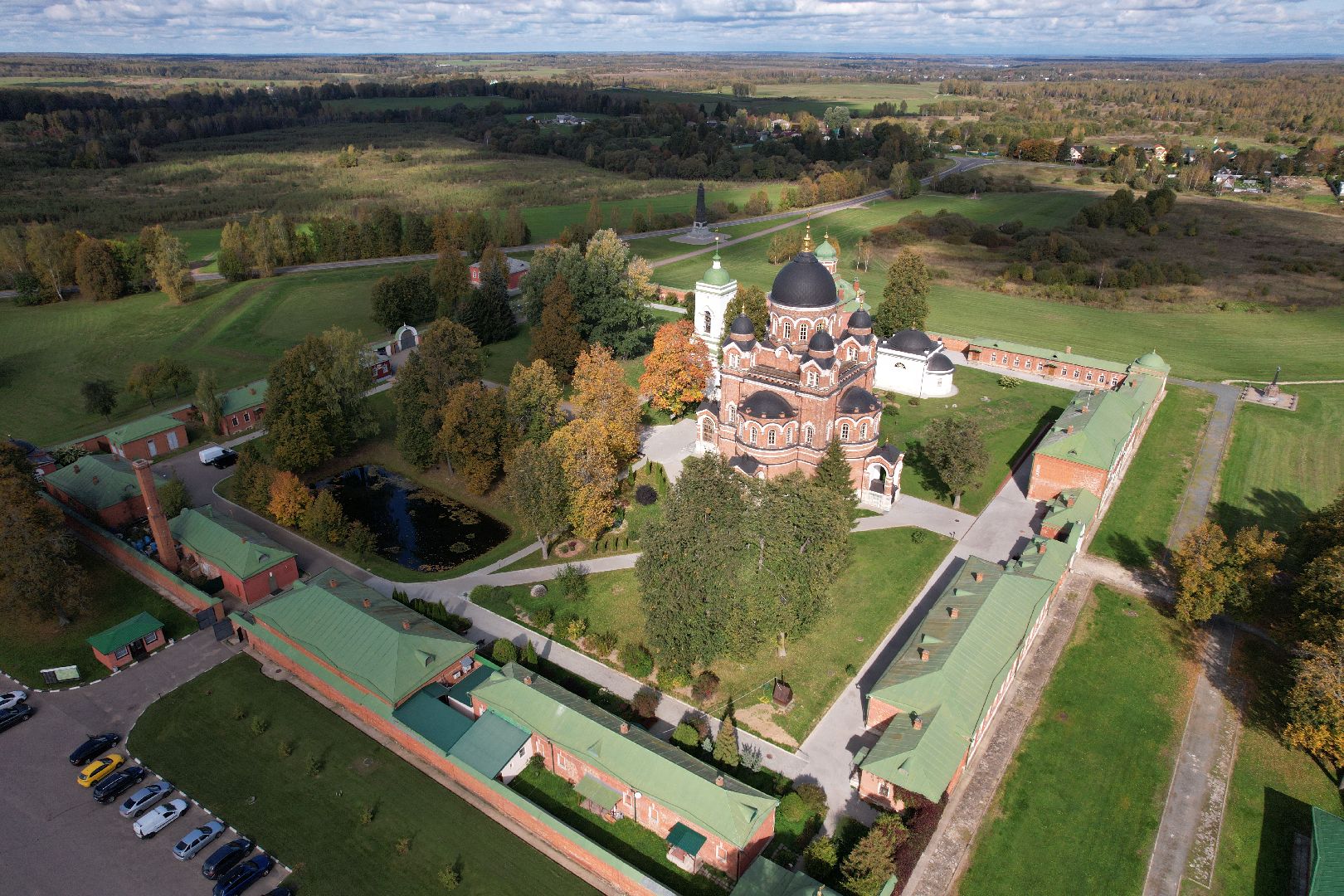 можайск, монастырь, культура,видео с коптера,