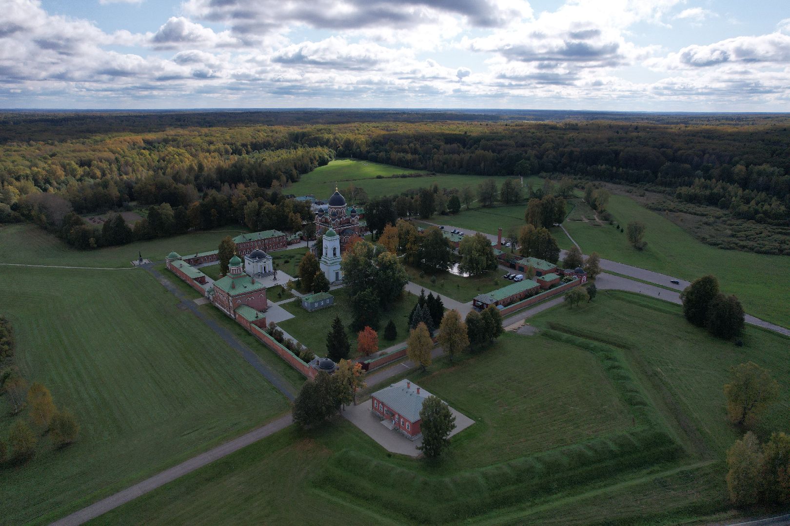можайск, монастырь, культура,видео с коптера,