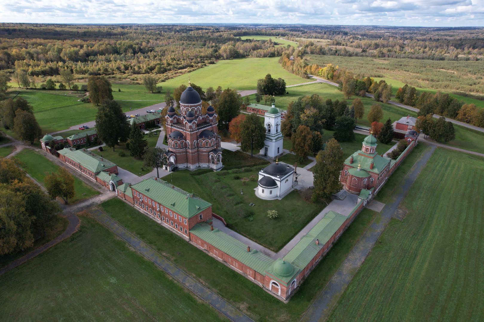 можайск, монастырь, культура,видео с коптера,