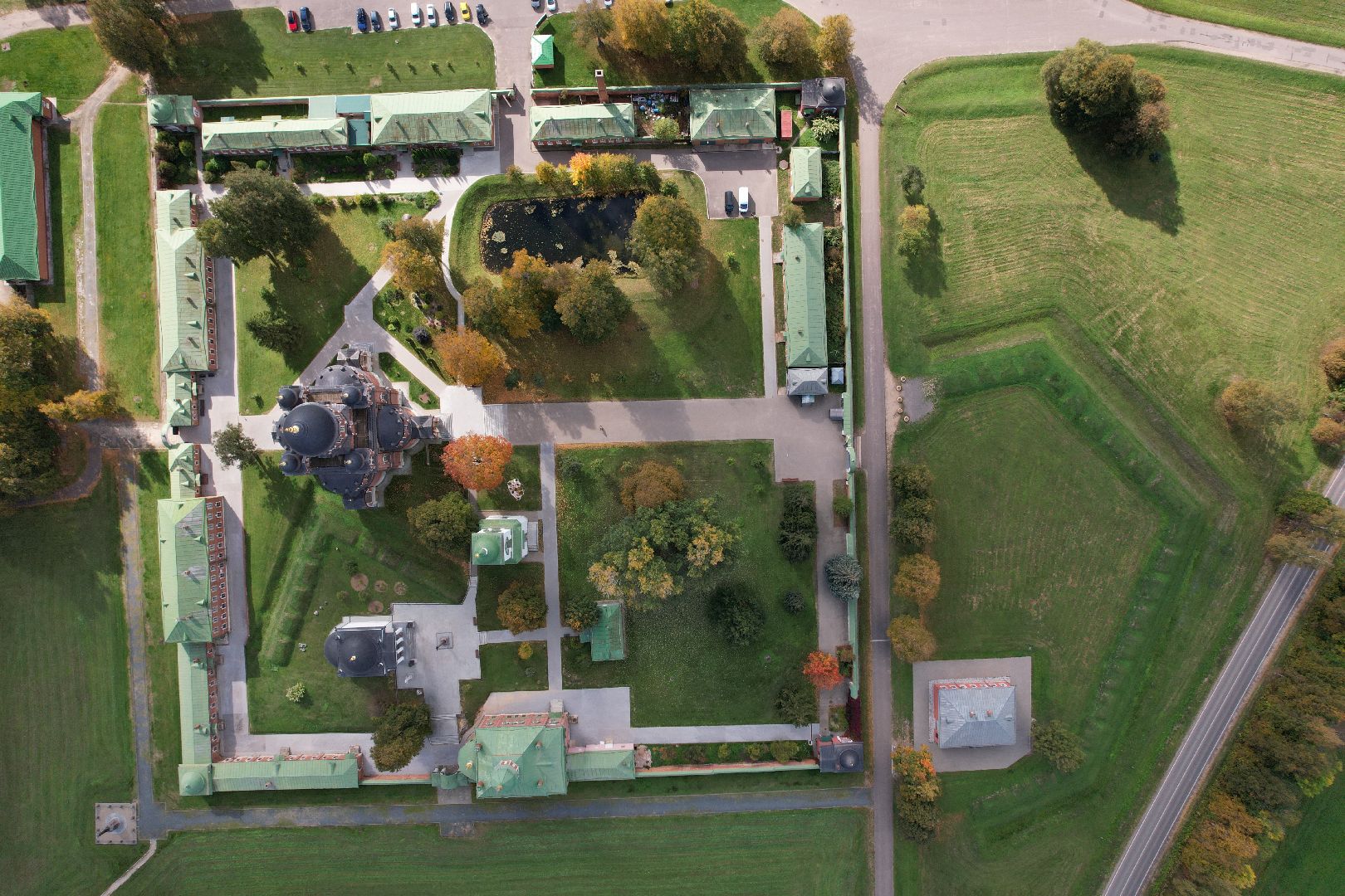 можайск, монастырь, культура,видео с коптера,