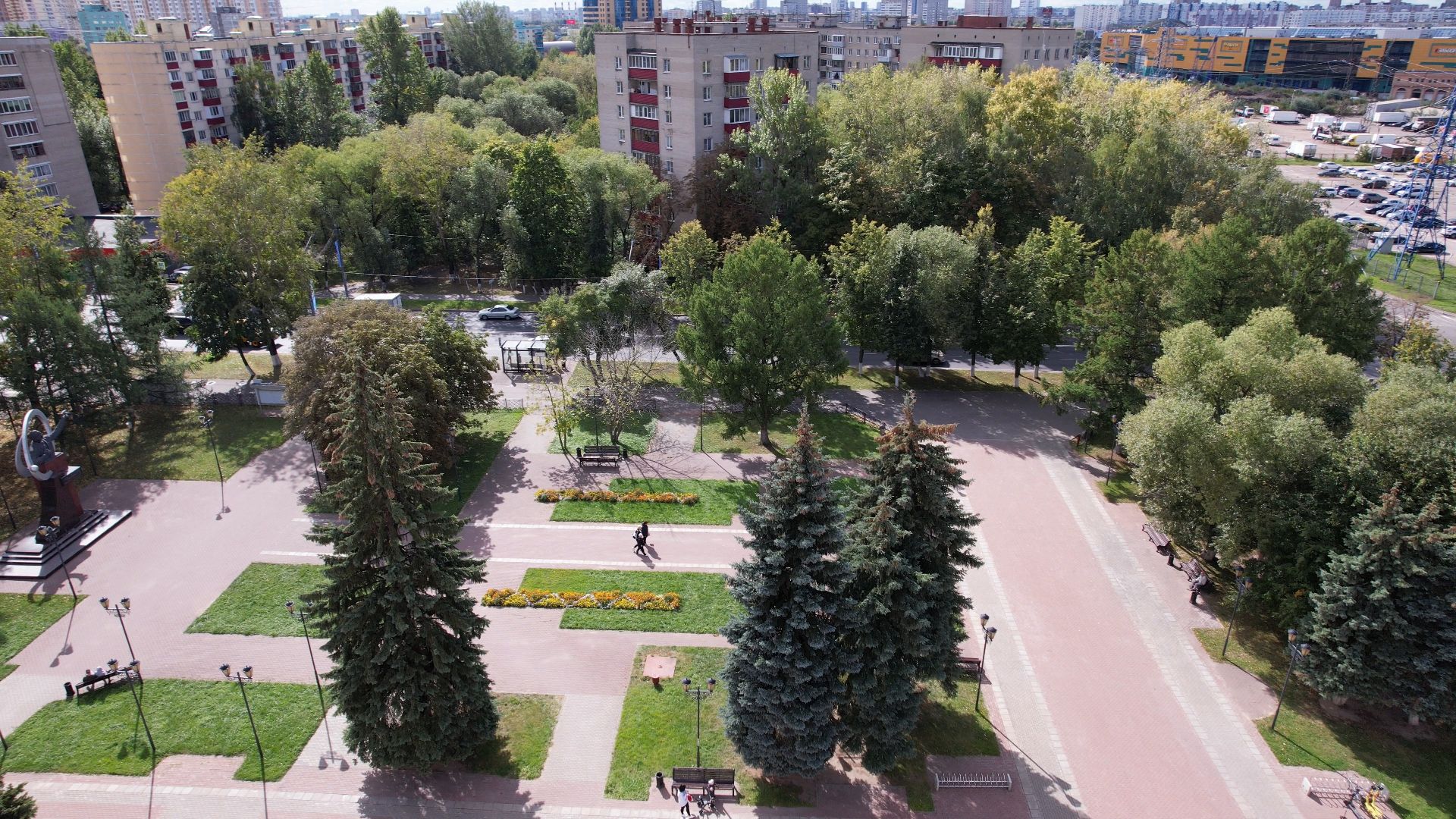 реутов, памятник, наука,видео с коптера,