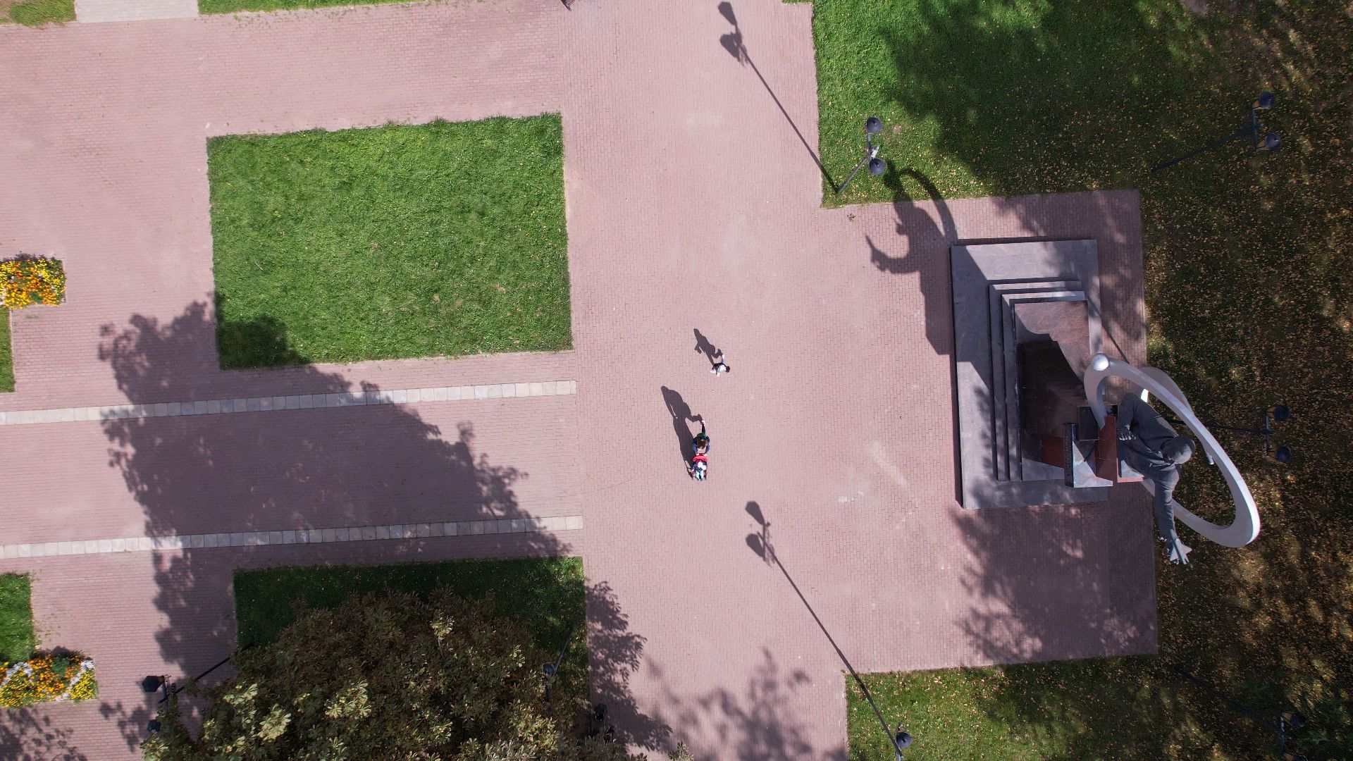 реутов, памятник, наука,видео с коптера,