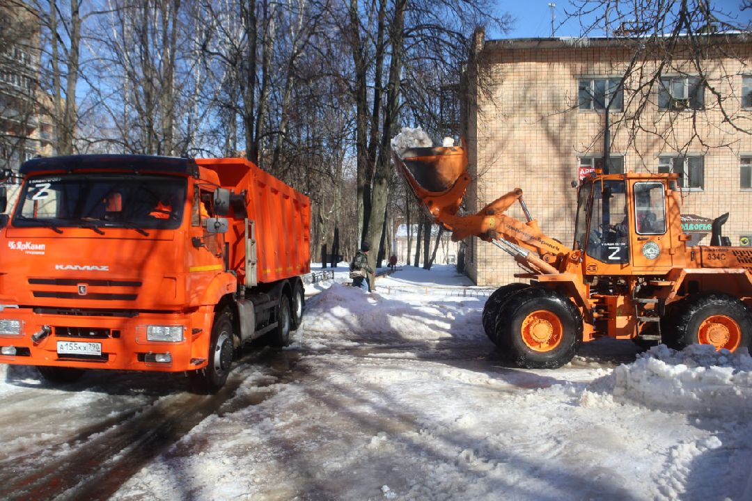 Пущино, уборка снега, ЖКХ