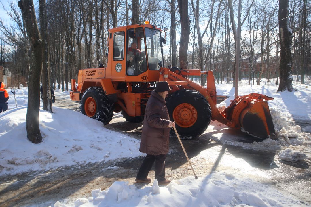 Пущино, уборка снега, ЖКХ