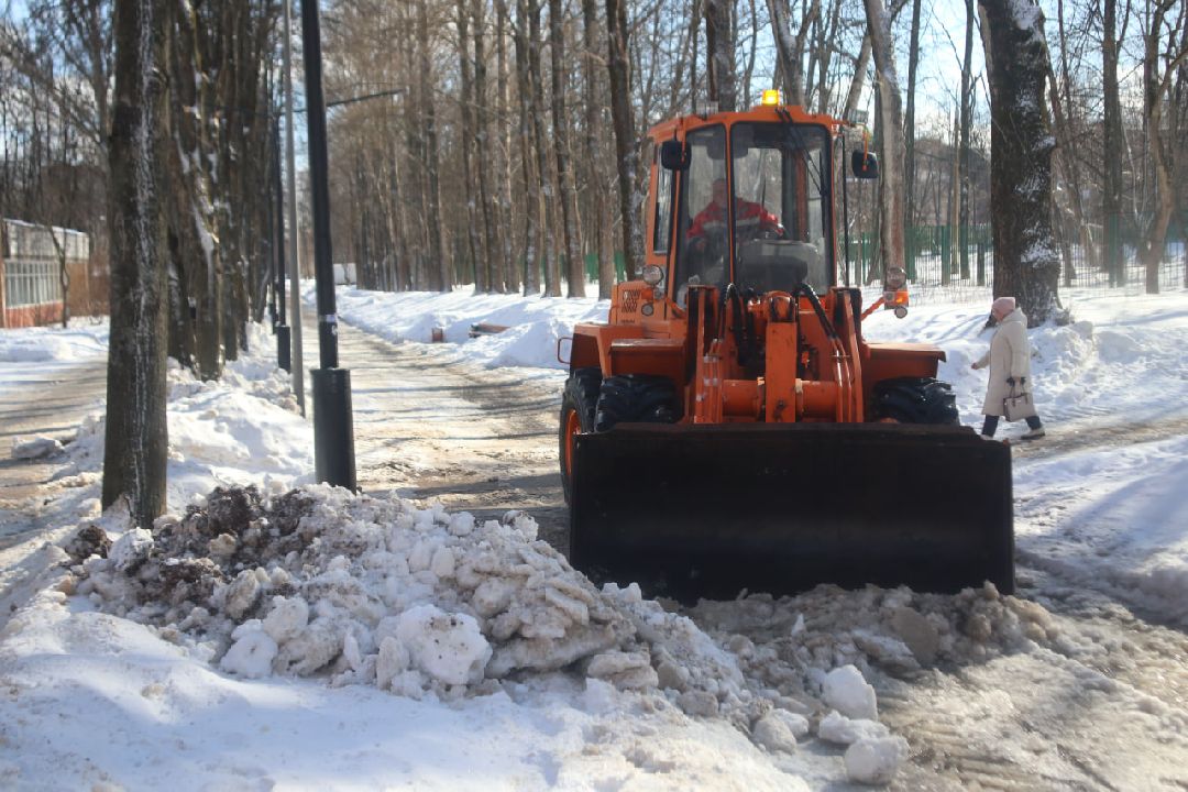 Пущино, уборка снега, ЖКХ