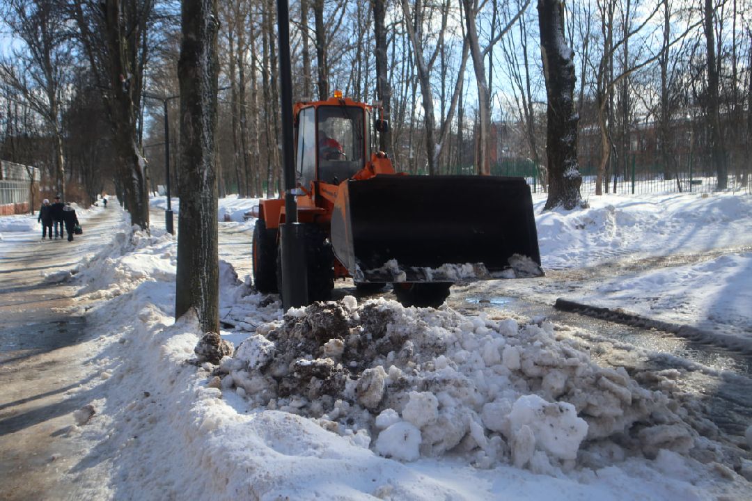 Пущино, уборка снега, ЖКХ