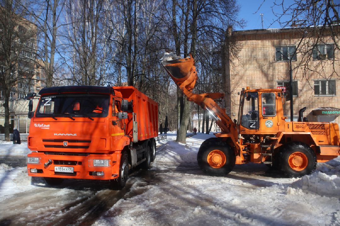 Пущино, уборка снега, ЖКХ