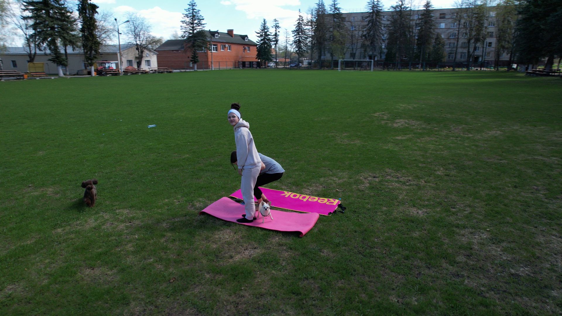 спорт, воскресенск, горняк,видео с коптера,