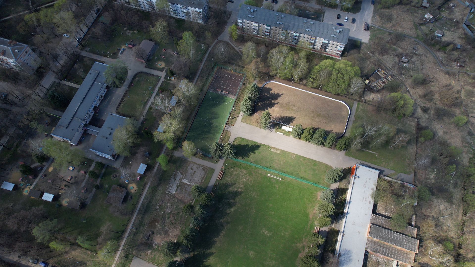 спорт, воскресенск, горняк,видео с коптера,