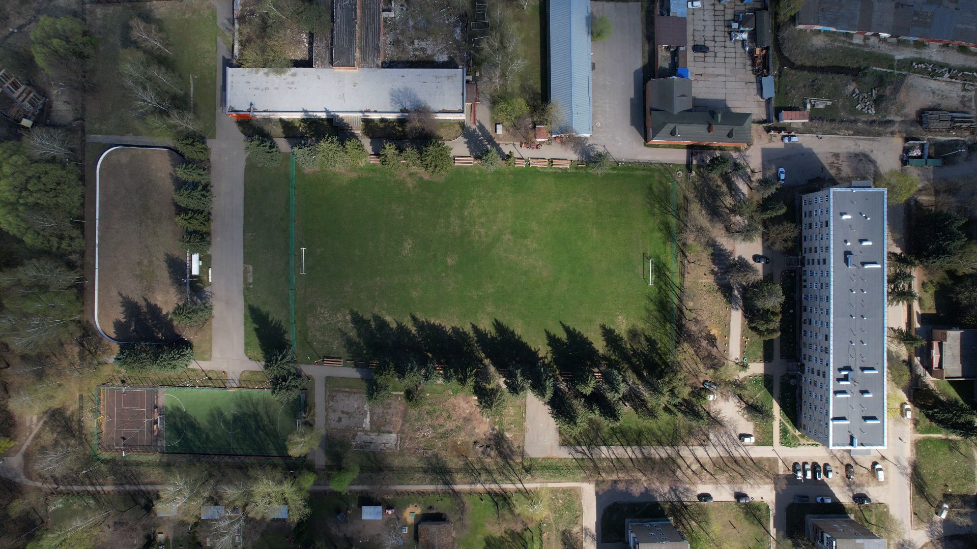 спорт, воскресенск, горняк,видео с коптера,