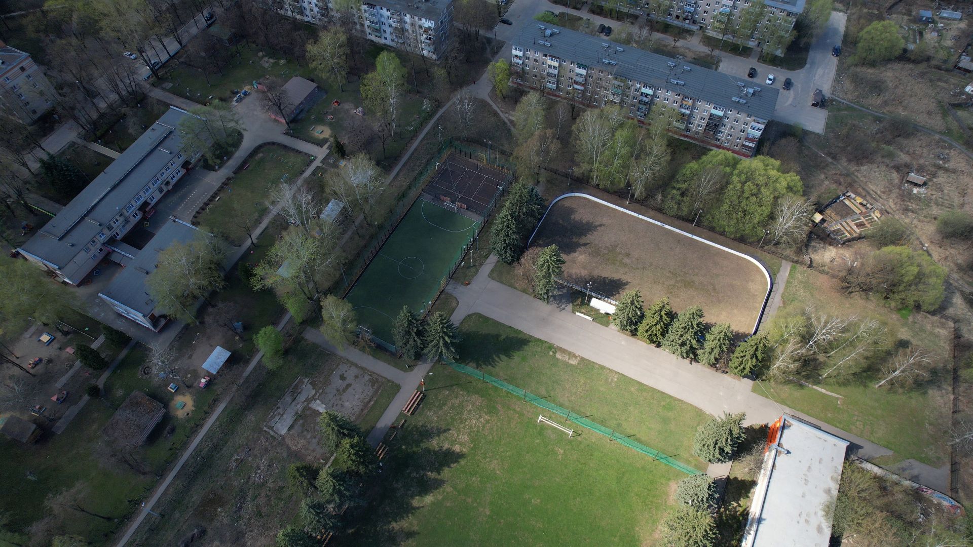 спорт, воскресенск, горняк,видео с коптера,