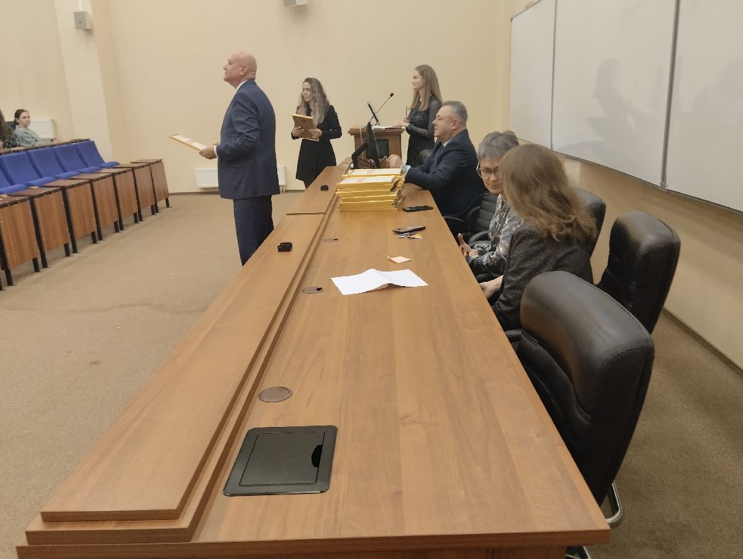 Награждение, студенты