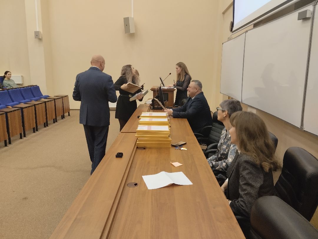 Награждение, студенты