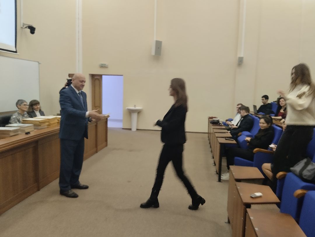 Награждение, студенты