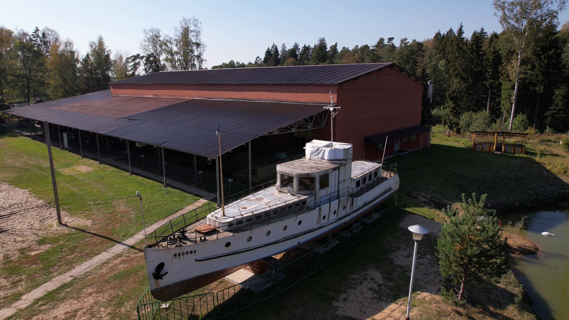 ивановское, черноголовка, летающая тарелка,видео с коптера,