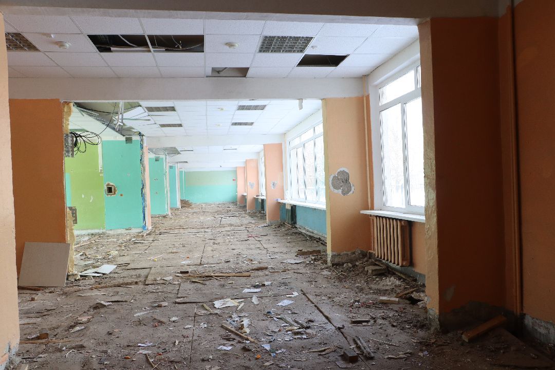 школа, Серебряные Пруды, капремонт