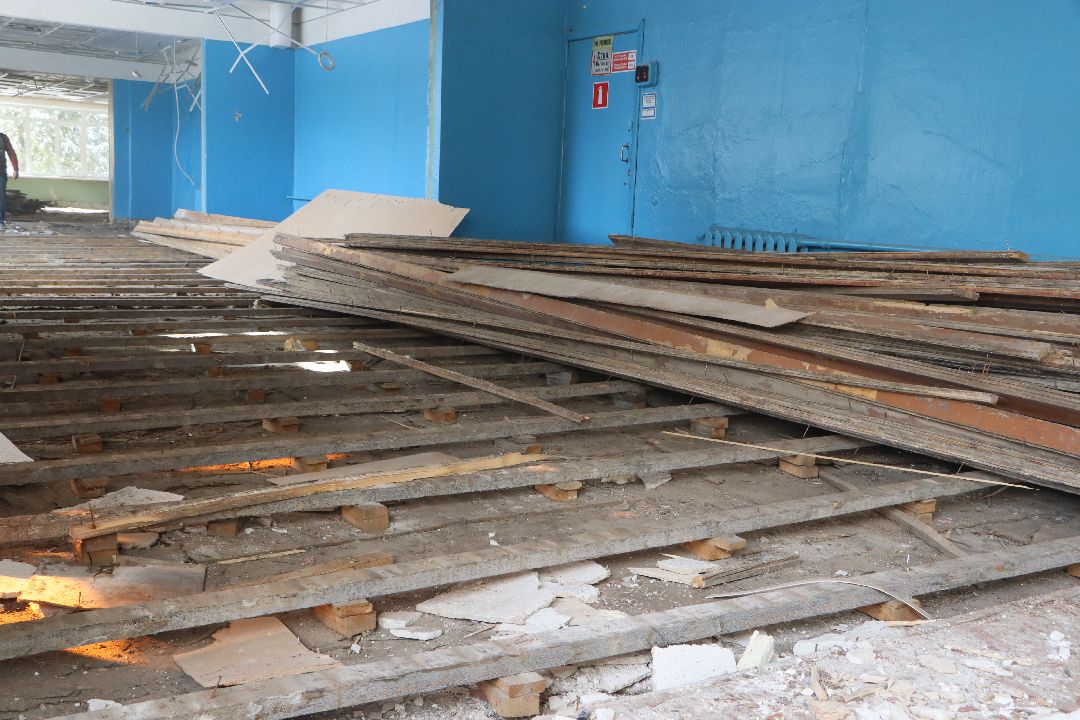 школа, Серебряные Пруды, капремонт