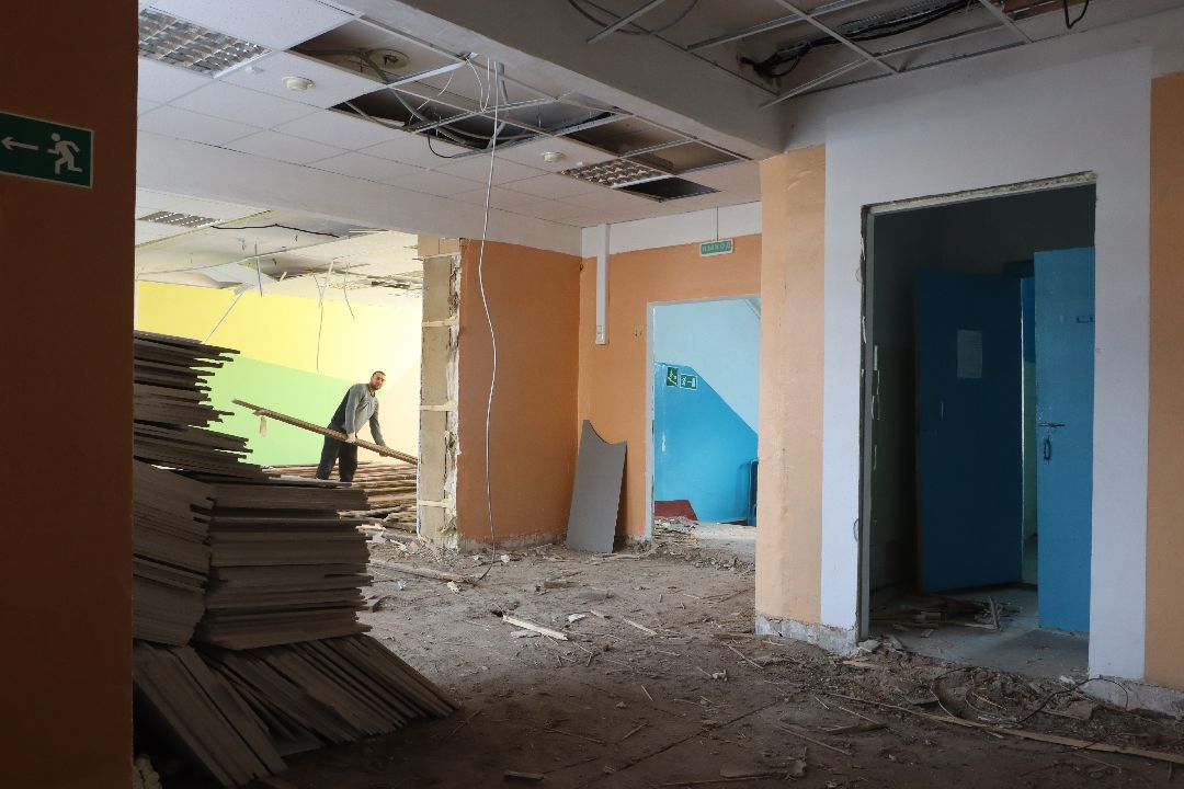 школа, Серебряные Пруды, капремонт