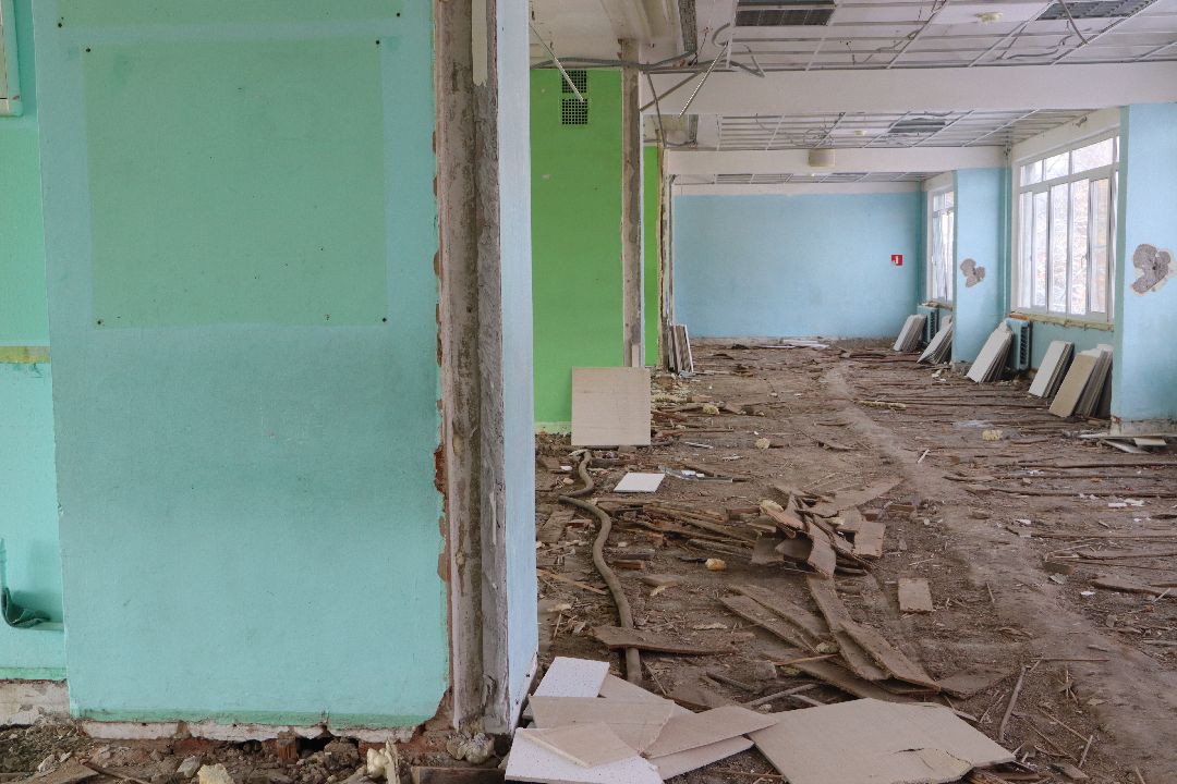 школа, Серебряные Пруды, капремонт