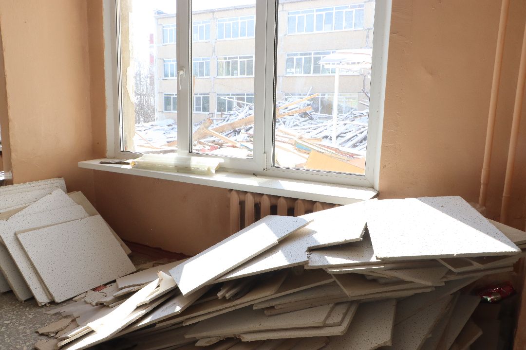 школа, Серебряные Пруды, капремонт