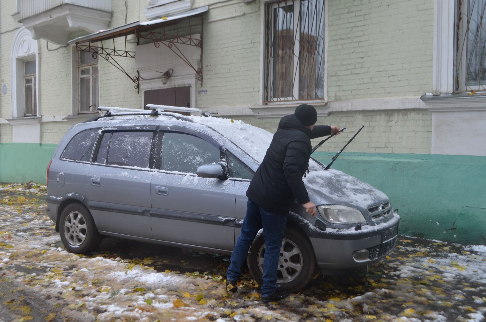 Люберцы, коммунальщики, снег,