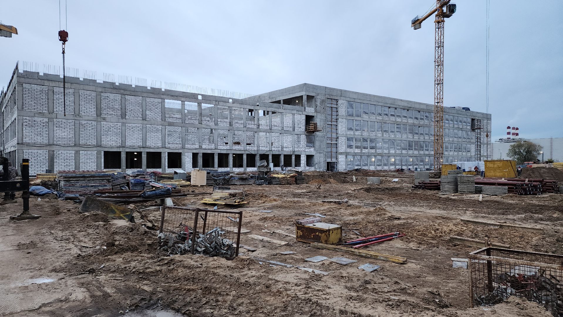 строительство, школа, Котельники,