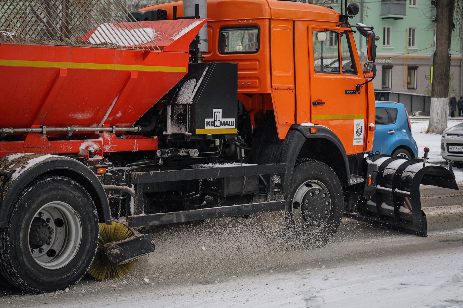 Балашиха, Подмосковье, ЖКХ, Первый снег,