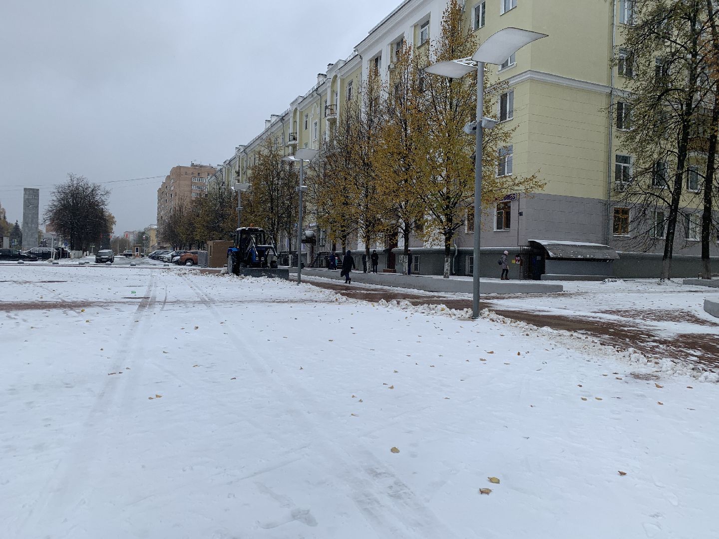 Балашиха, Подмосковье, ЖКХ, Первый снег,