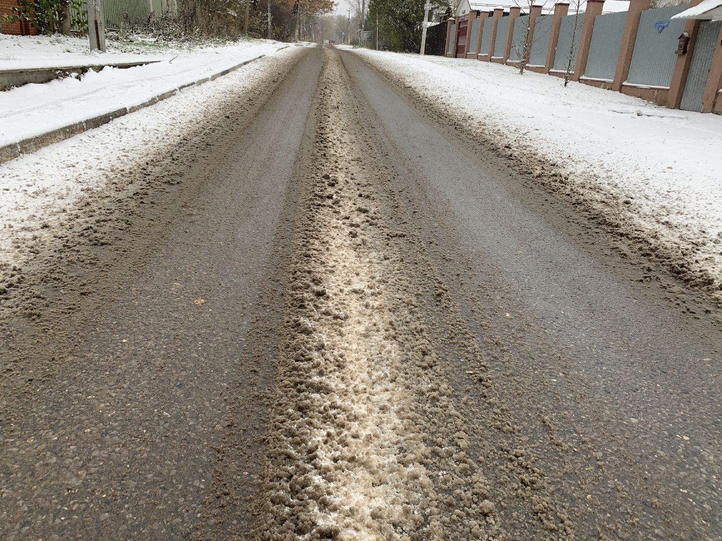 Балашиха, Подмосковье, ЖКХ, Первый снег,