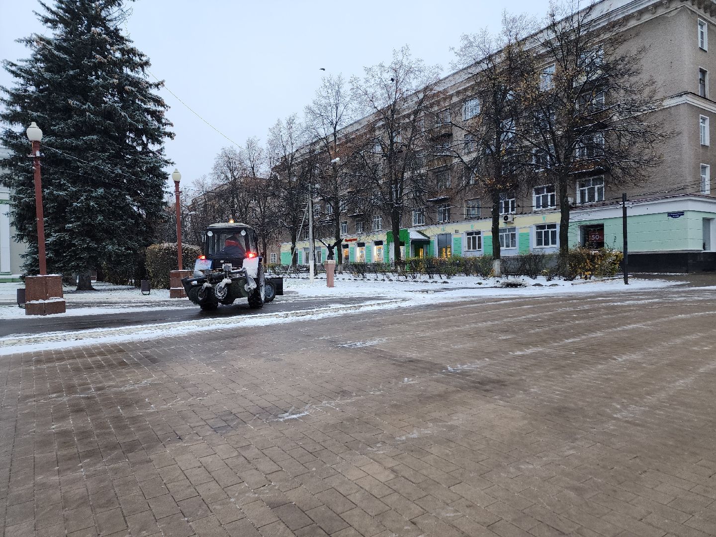 ступино, ЖКХ, первый снег,