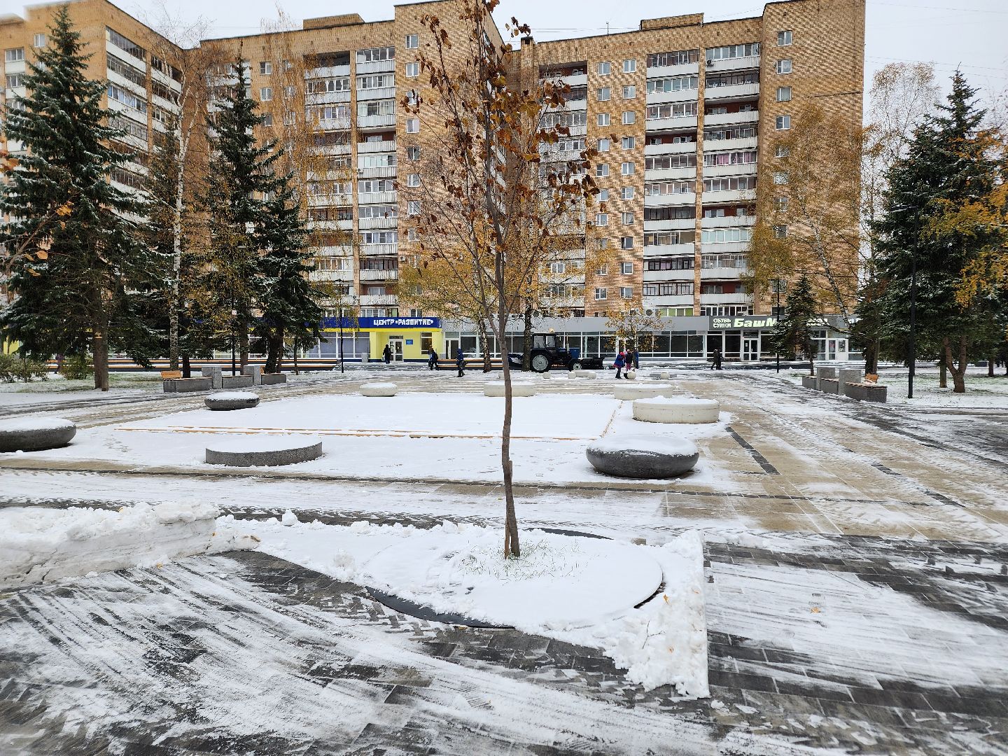 ступино, ЖКХ, первый снег,