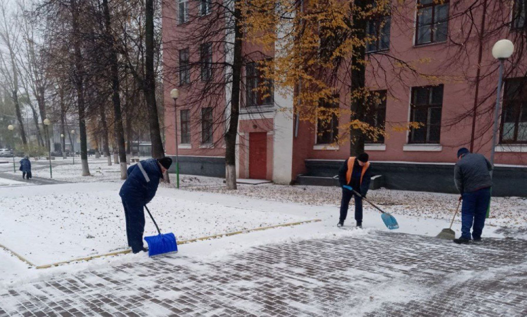 воскресенск, снег, дороги, уборка снега,