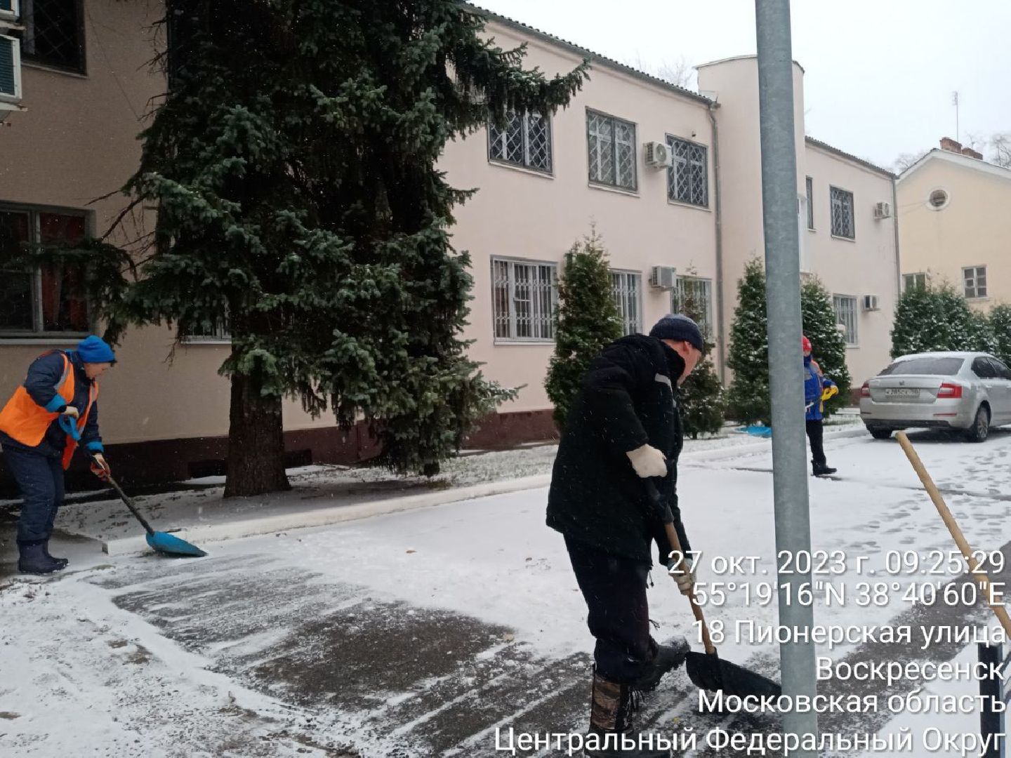 воскресенск, снег, дороги, уборка снега,