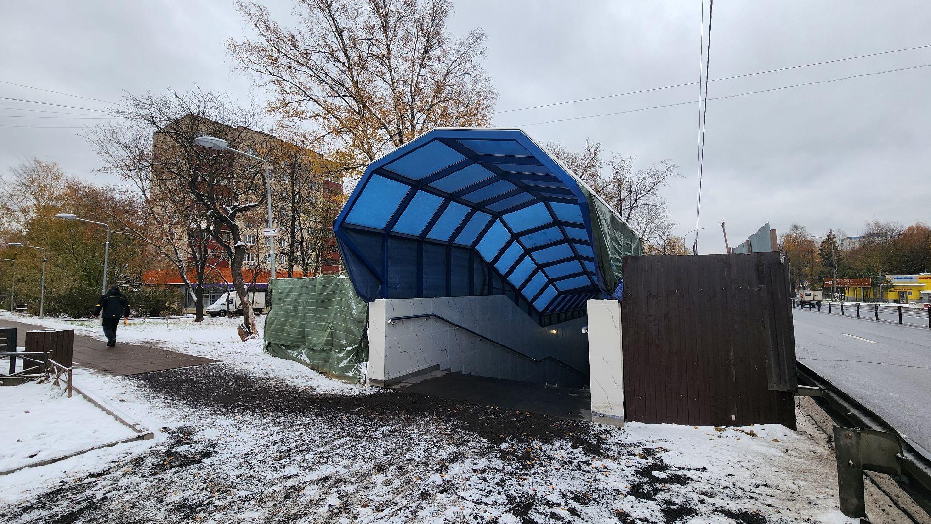 Солнечногорск, ленинградское шоссе, благоуйстройство, пешеходный переход, реконструкция,